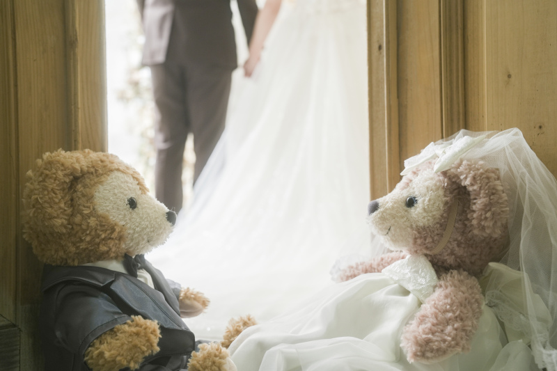 お持ち込みのぬいぐるみと！