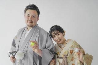 小物も使って、スタジオプラス