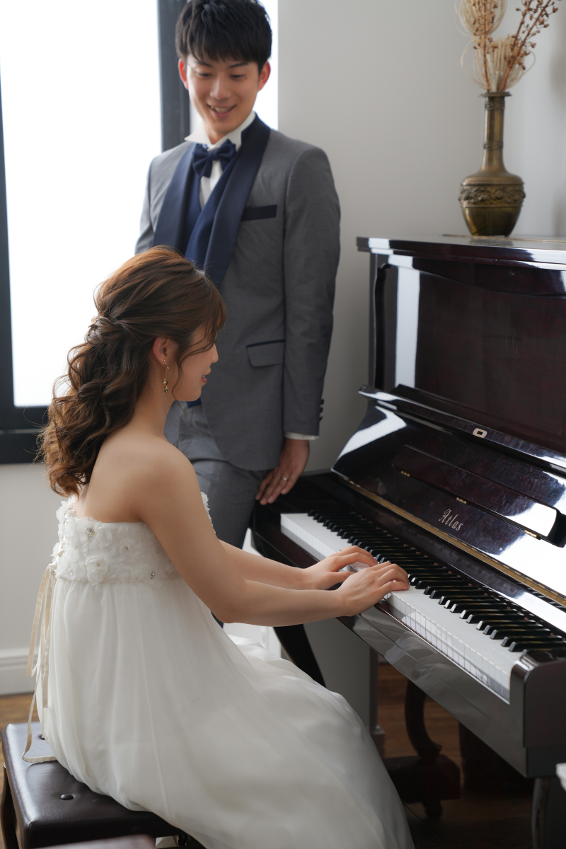 ピアノのシーンも