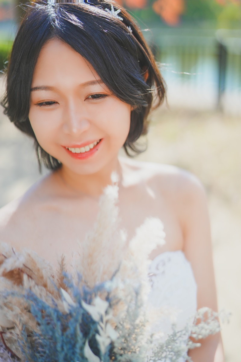 新婦さまのソロ撮影