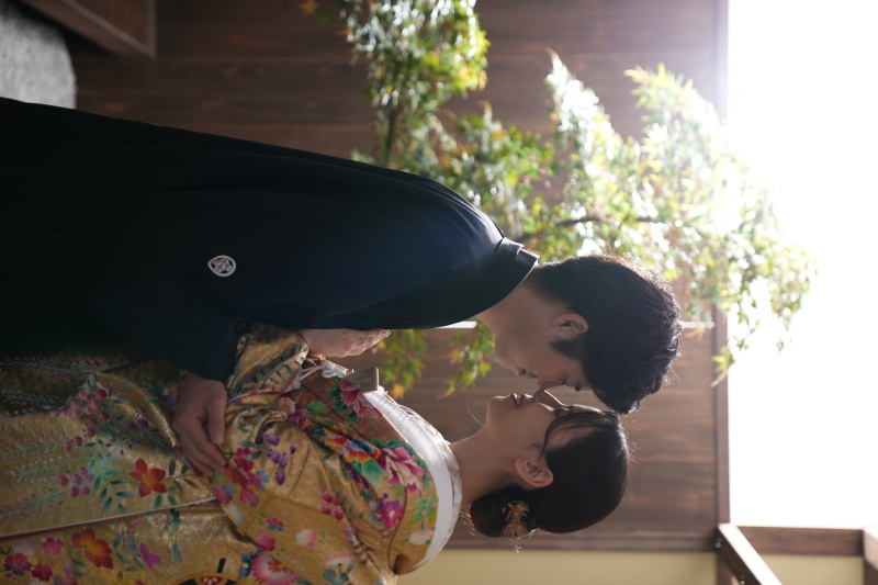 お着物姿のお二人♪