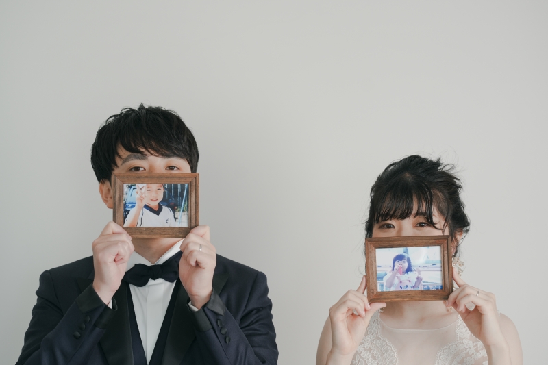 小さい頃の写真と...