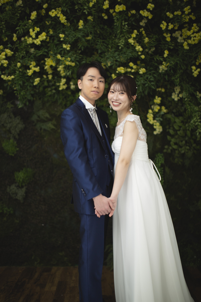 笑顔が映える、ナチュラルなガーデンフォト