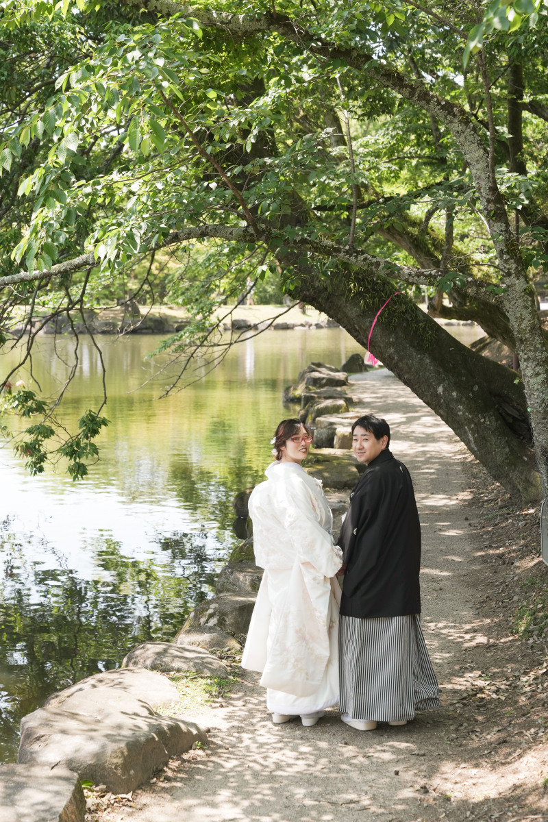 お散歩しながら