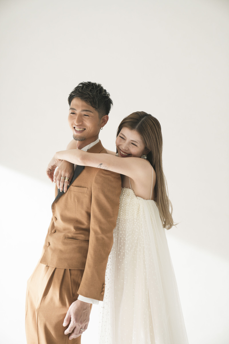 最後はぎゅーっと