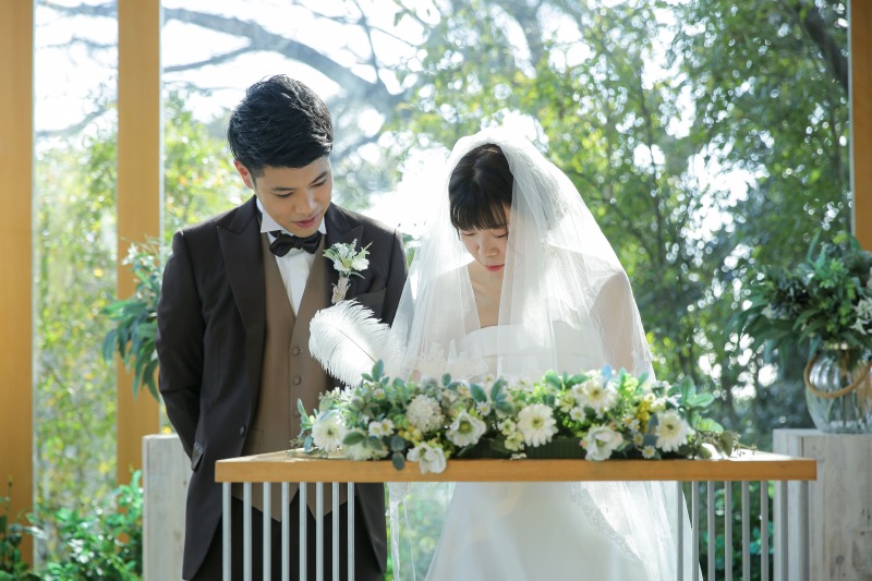 結婚証明書に…