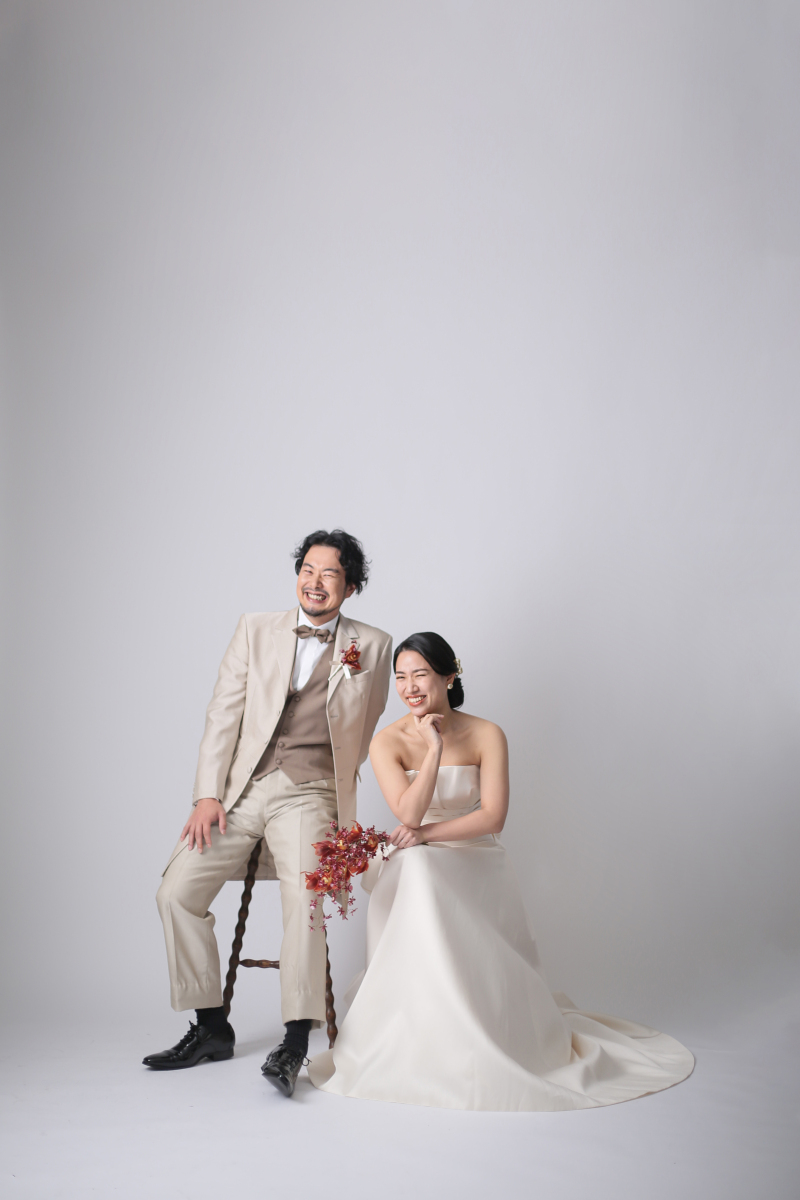 まずはドレスとタキシード♪