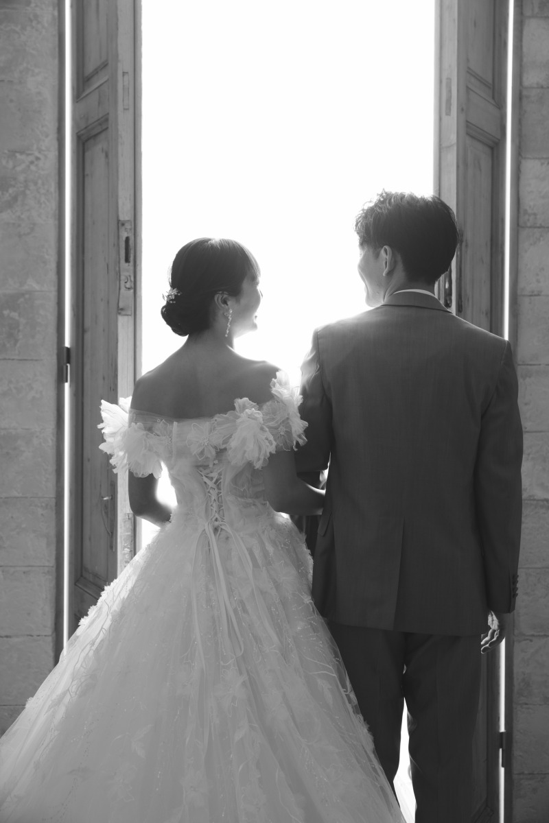 最後はシルエットで