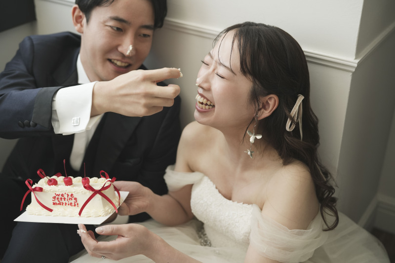お鼻にクリーム！？