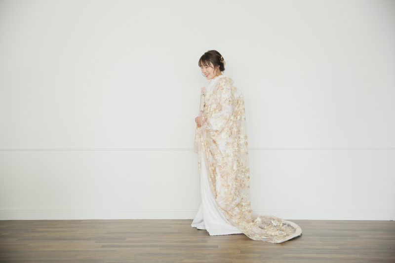 レースの打掛♪