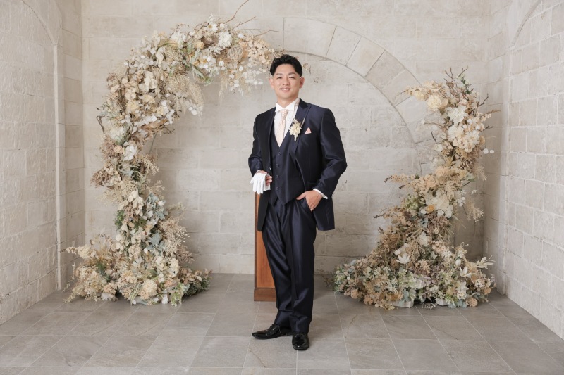 新郎様ソロショット