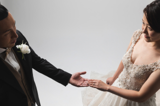 洋装スタジオ撮影