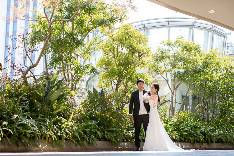 なんばパークス店限定！パークスガーデンロケ♪