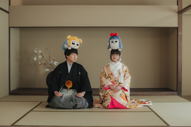 色打掛にチェンジ