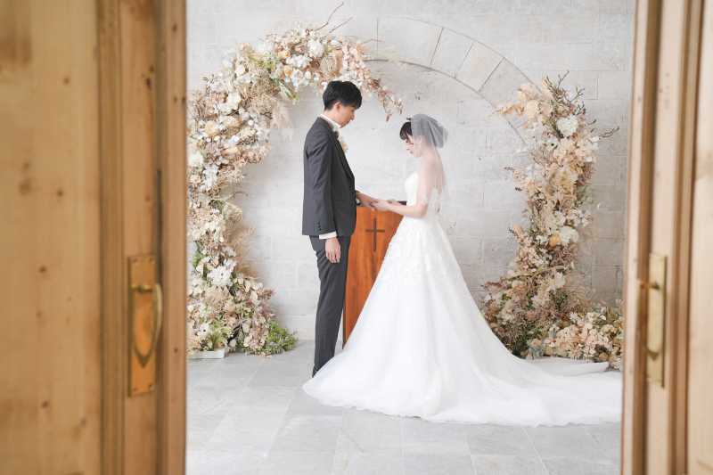 気軽に撮影できるチャペルスタジオ