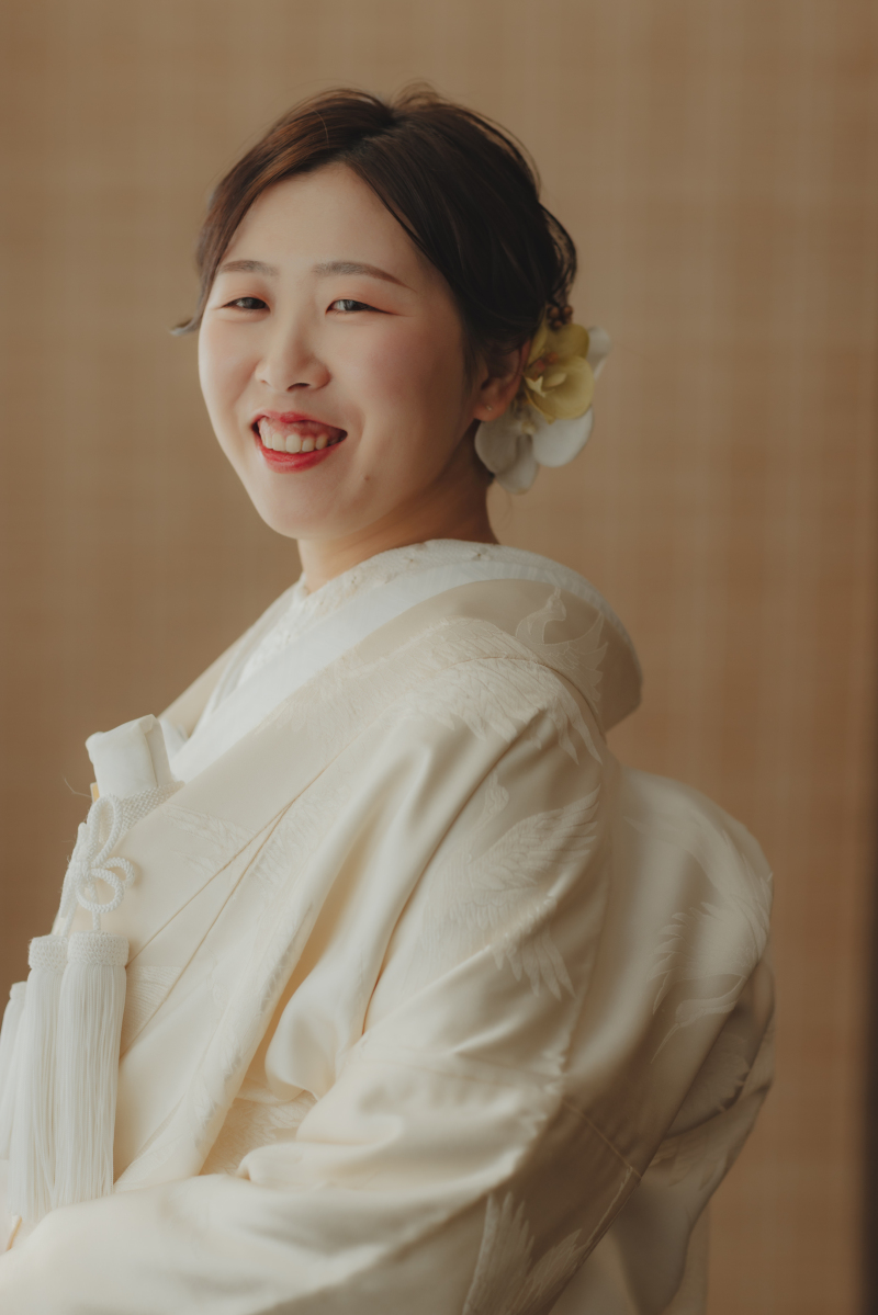 笑顔が素敵な新婦様