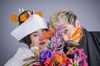 お二人のこだわりの色で。