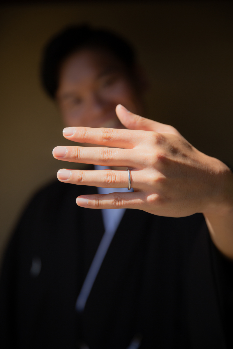 指輪の撮影
