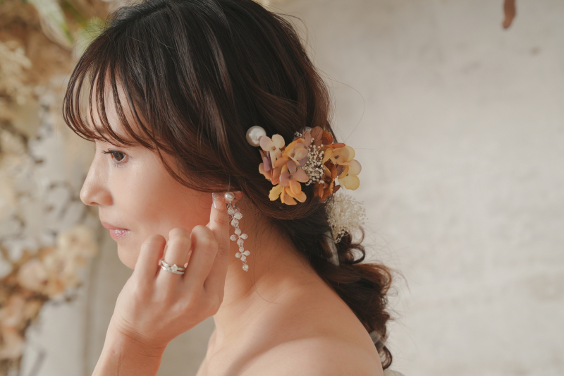 新婦様のふわふわヘアー