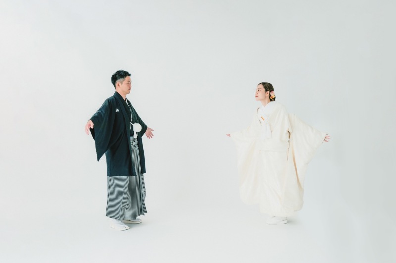 スタジオで自由な撮影を