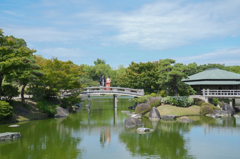 STUDIO TVB なんばパークス店（スタジオTVB）_庭園で撮影できる