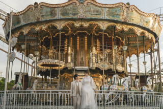 STUDIO TVB なんばパークス店（スタジオTVB）_遊園地でのフォトウェディング