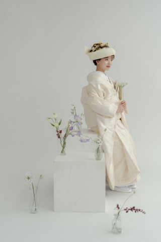 STUDIO TVB なんばパークス店（スタジオTVB）_和装&times;角隠し&times;お花