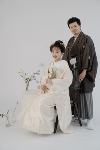 STUDIO TVB なんばパークス店（スタジオTVB）_和装×角隠し×お花