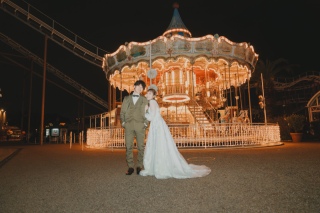 STUDIO TVB なんばパークス店（スタジオTVB）_遊園地でのフォトウェディング