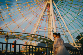 STUDIO TVB なんばパークス店（スタジオTVB）_遊園地でのフォトウェディング