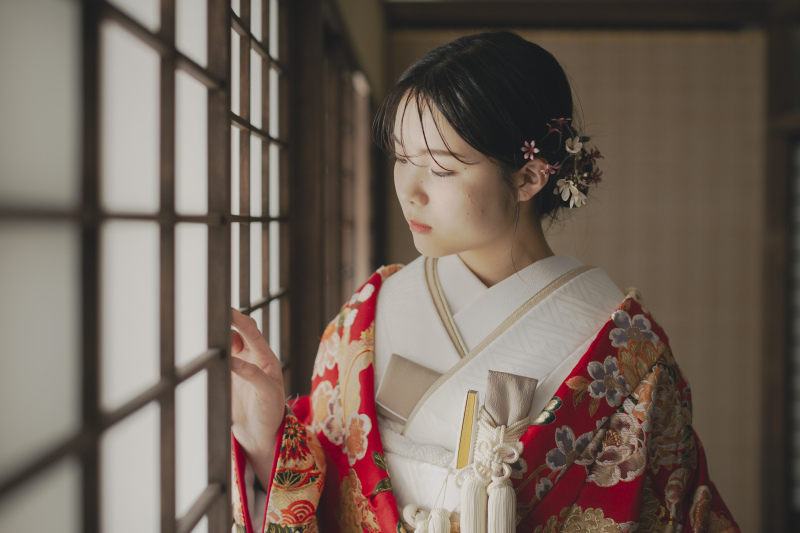 豪華な色打掛で華やかに!