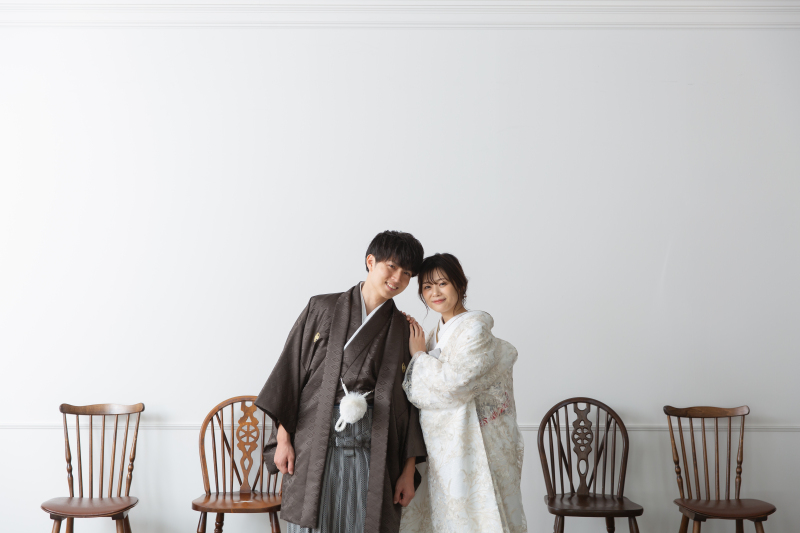 新郎様のお着物も、バリエーションご用意しています!