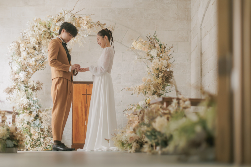 【選べる3種類の洋装スタジオ！】＊チャペルスタジオ＊ナチュラルかわいいハウススタジオ＊シンプルでおふたりらしさを輝かせるスタジオ