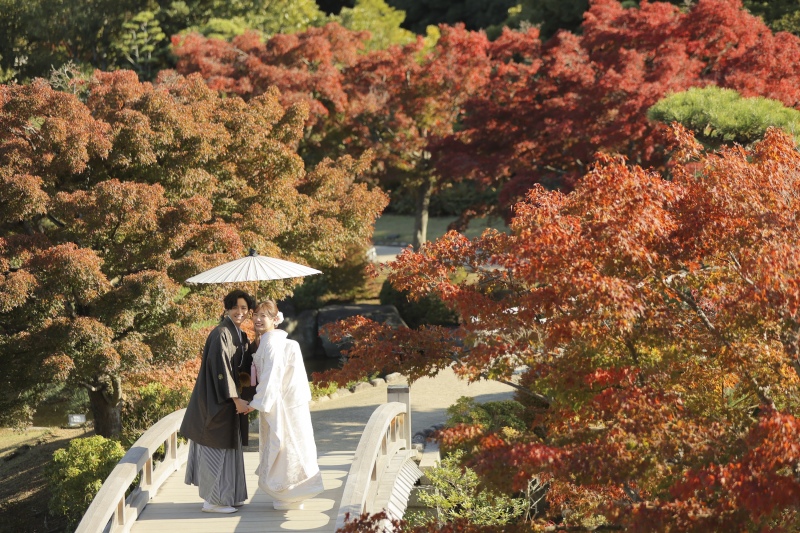 【紅葉撮影特典つき】大仙公園和装ロケーション