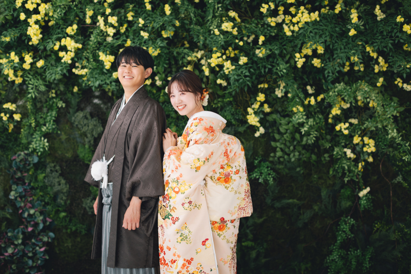 10月・11月の指定日限定‼︎和装＋洋装スタジオライトプラン◎写真全データ100カット(美肌補正)