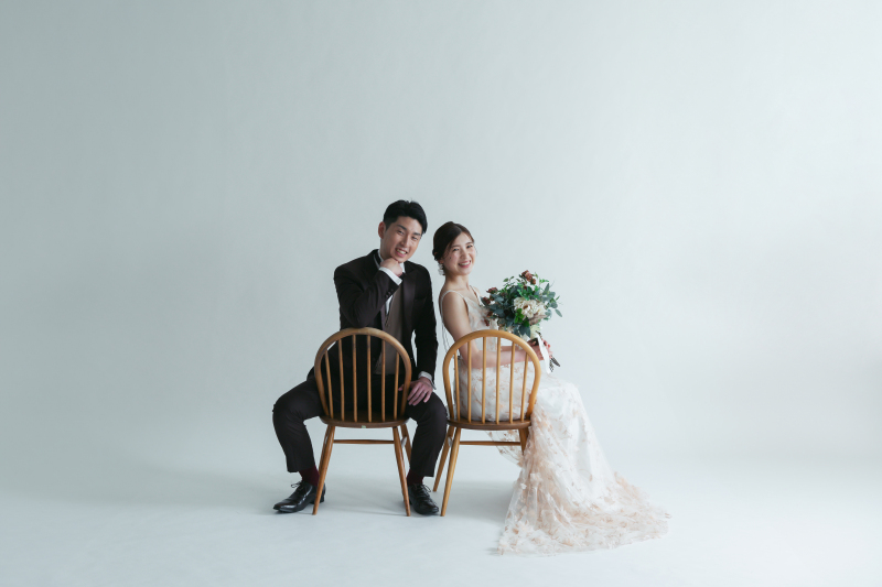 【選べる3種類の洋装スタジオ！】＊チャペルスタジオ＊ナチュラルかわいいハウススタジオ＊シンプルでおふたりらしさを輝かせるスタジオ