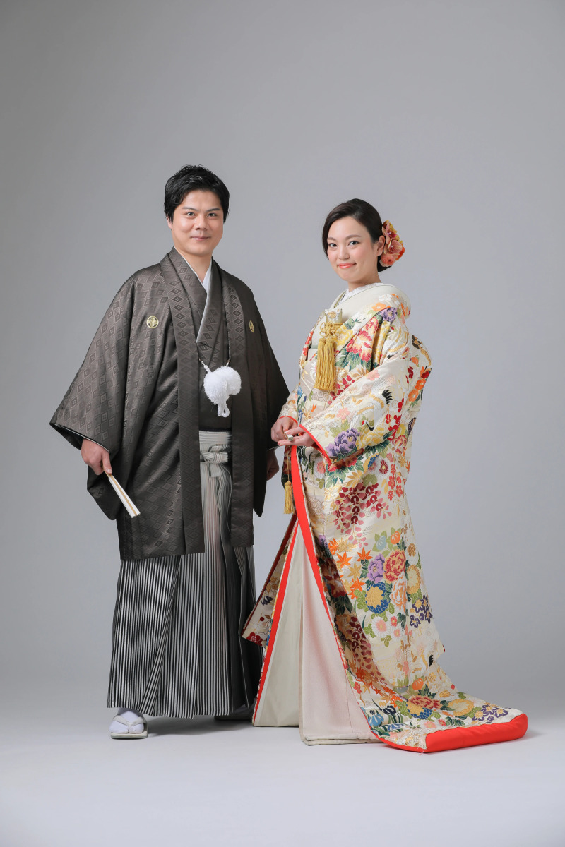 【和装1カット】記念に1枚スタジオプラン♪台紙写真1冊と1カットデータ付き