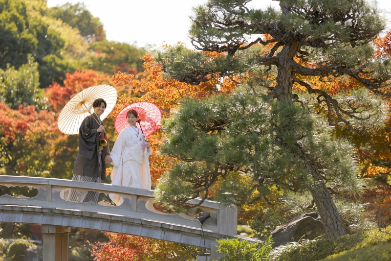 【紅葉撮影特典つき】大仙公園和装ロケーション