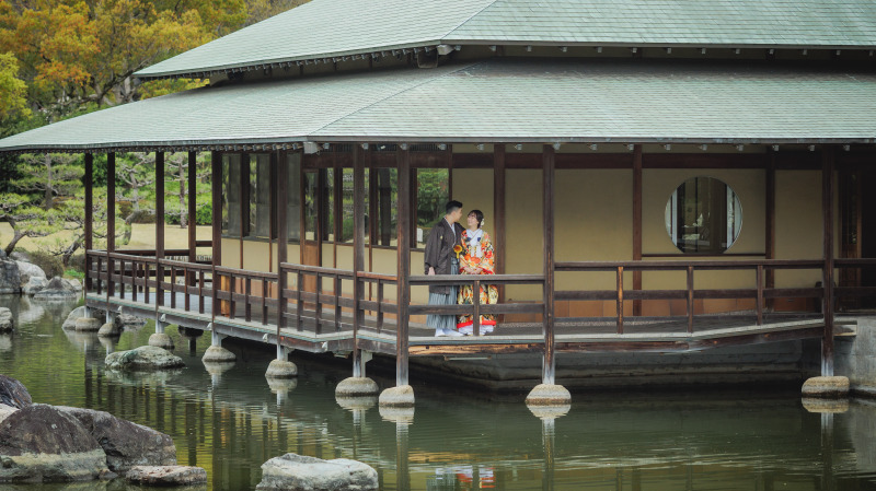 【紅葉撮影特典つき】大仙公園和装ロケーション
