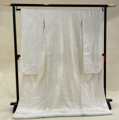 鶴に四君子流水