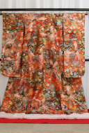 扇に枝垂桜鳳凰紋