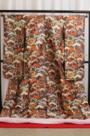 御所車彩色松文