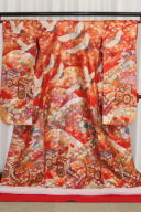 えんじ連山御所車