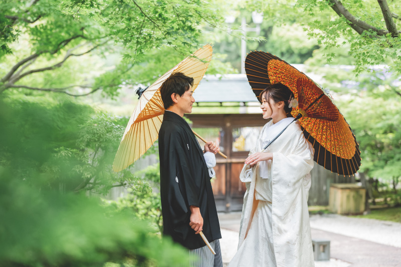 緑の紅葉に囲まれて、、、