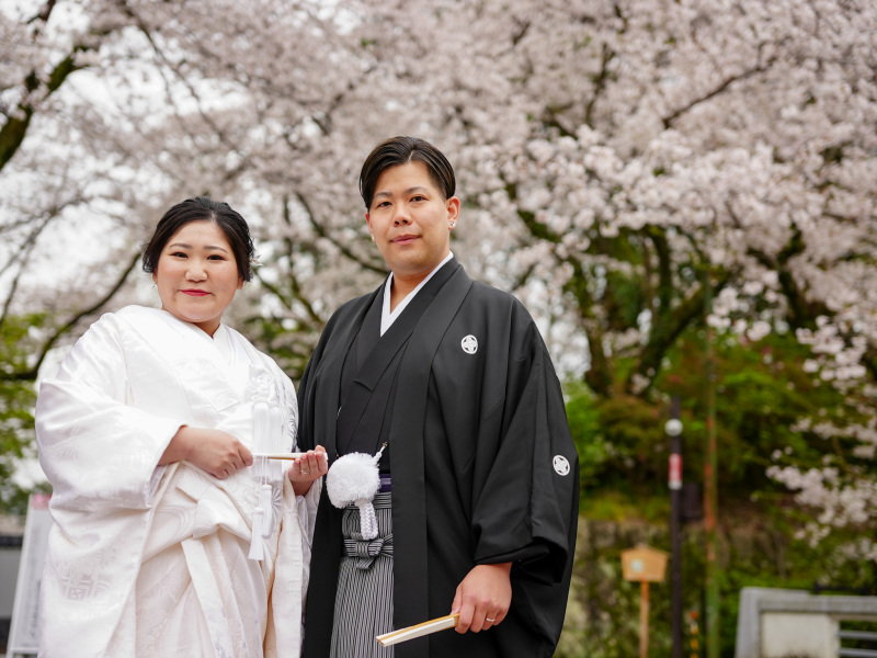 桜×和装