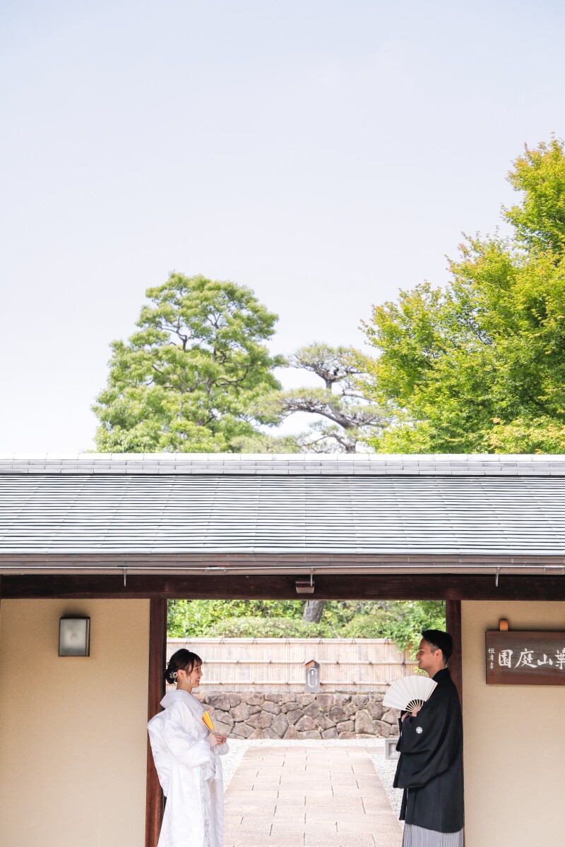 庭園の入り口からスタート☆