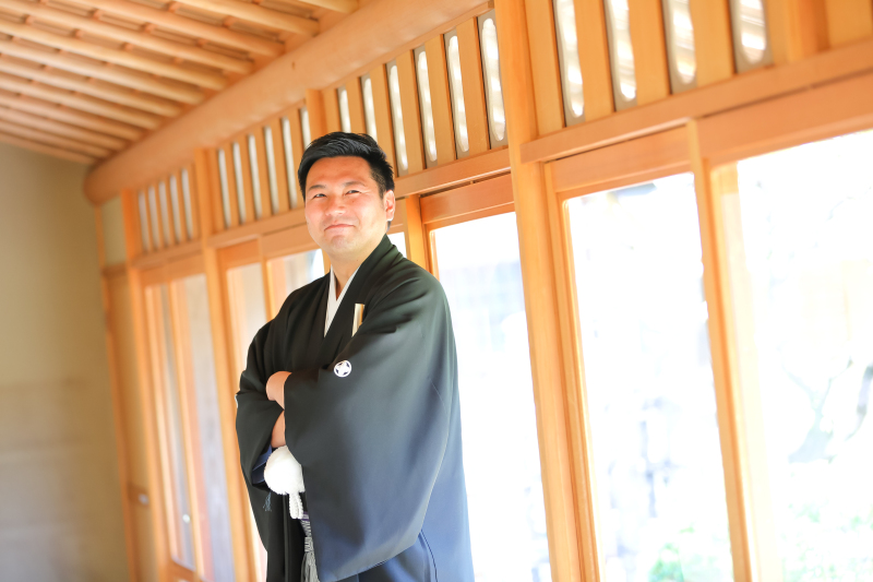 つづいてご新郎様も!