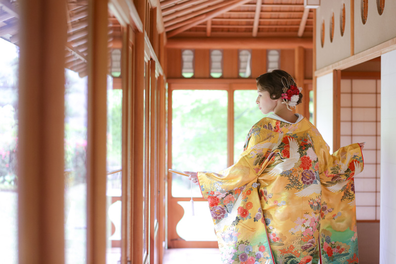 茶室での撮影がスタート!