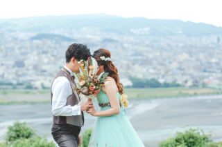 おふたりの思い出の場所で♡【和装＋洋装ロケーション】