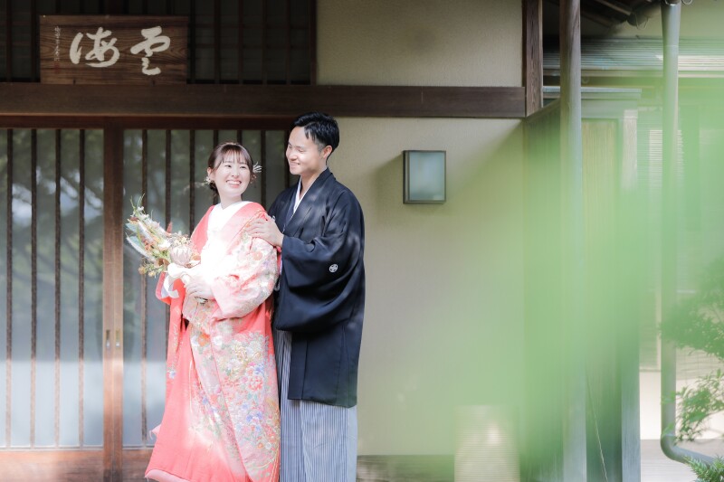 最後はお茶室の玄関で☆